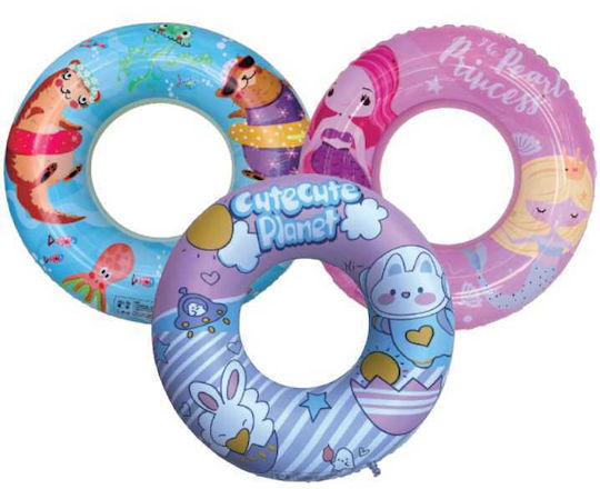 Inflatable Kids' Swim Ring with Diameter 90cm.