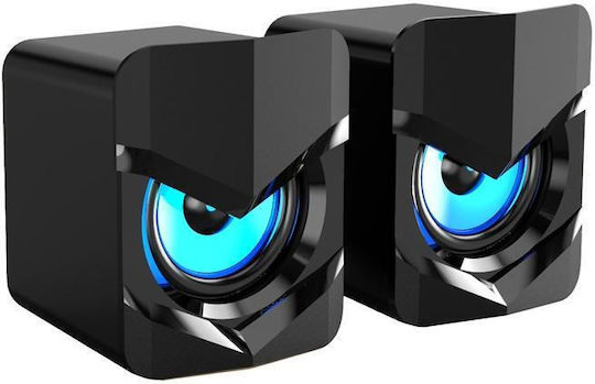 Tele YM-V158 2.0 Speakers 6W Black