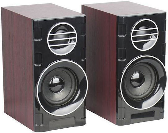 Tele HT-2031 Ηχεία Υπολογιστή 2.0 με Ισχύ 6W Κόκκινα
