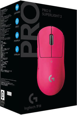 Logitech Pro X Superlight 2 Lightspeed Безжична Геймърска Мишка 32000 DPI Розов