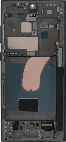 Clappio Комплектен модул S23 Ultra LCD екран + тъчскрийн + шаси зелен