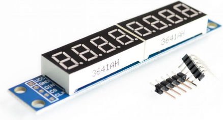 Arduino Bildschirm Matrix 8x8 Zeichen (MAX7219)