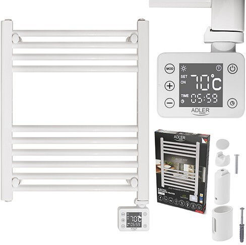 Adler Electric Towel Rail 400W 70x50cm White