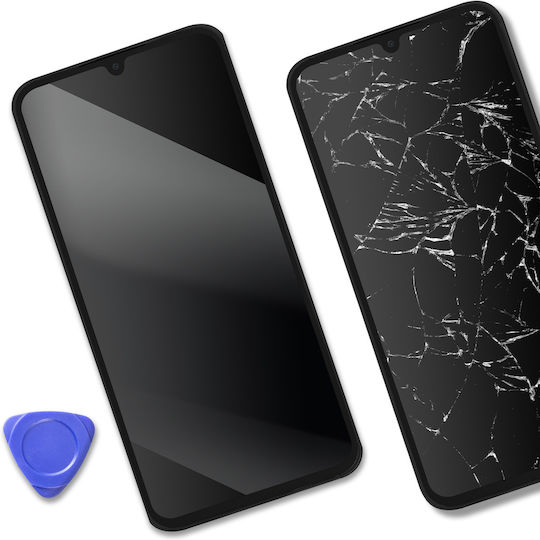 Avizar Bildschirm Galaxy A34 5G Amoled Kompatibel Graphitrahmen Schwarz