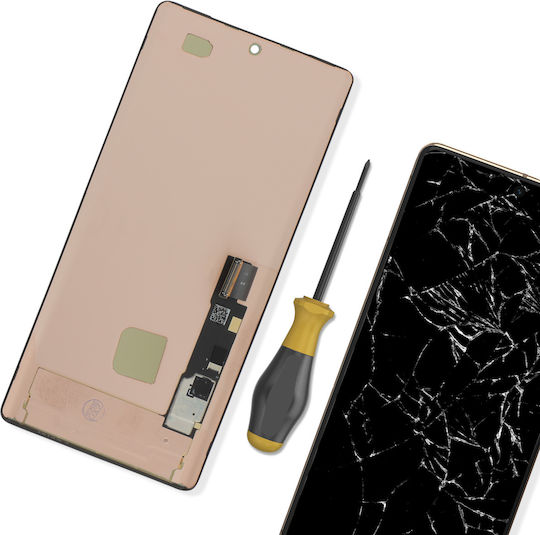 Резервен LCD дисплей + тъчскрийн за Google Pixel 7 Pro, черен