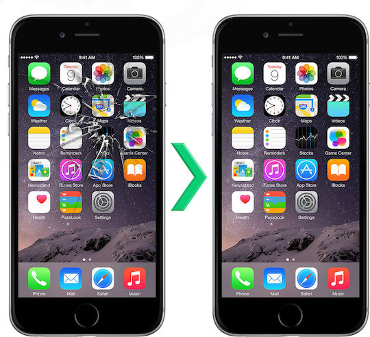 LCD Ersatzteil Touchscreen Apple iPhone 6 – Schwarz