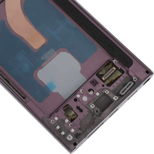 Clappio Complete Assembly S22 Ultra Lcd Screen + Touch Screen + Chassis Burgundy