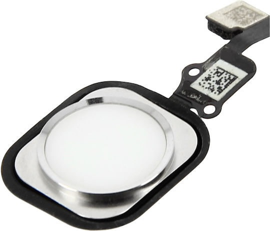 White Home Button + Flex Cable Replacement Part Apple Iphone 6s