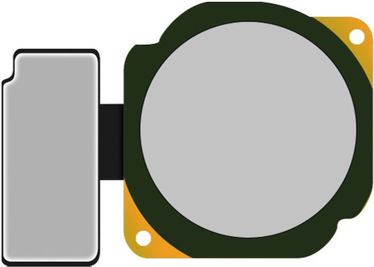 Home Button Replacement Honor 8a Silver Connecting Cable