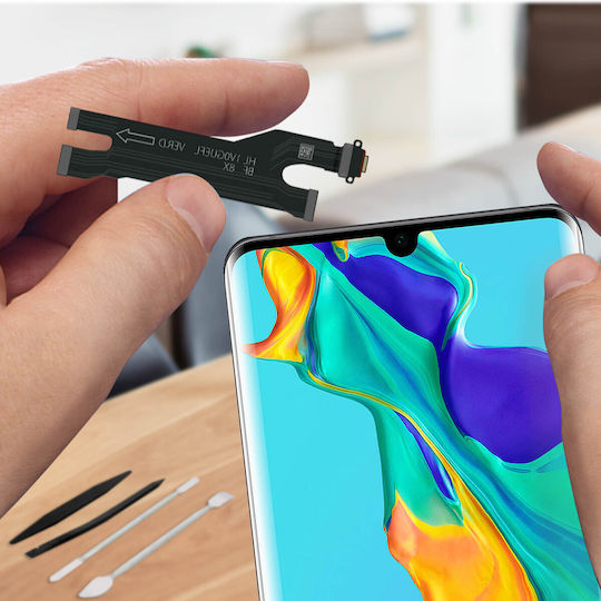 Huawei P30 Pro Usb Type C Charging Port Ribbon Cable Black