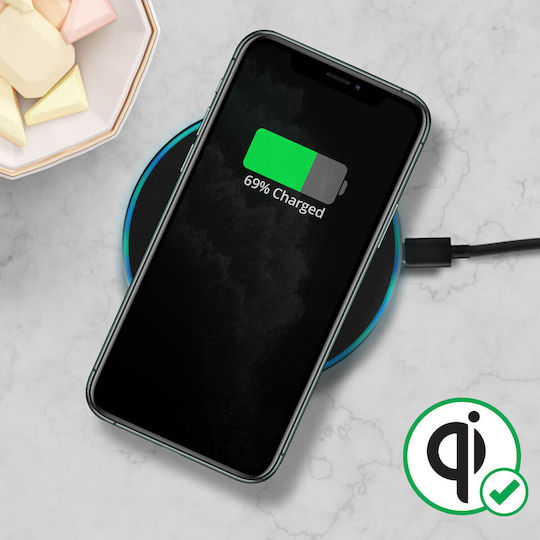 Web-Ladeinduktion Qi Web-Lautstärketasten iPhone 11 Pro Max Schwarz