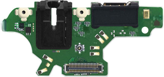 Huawei P30 Lite Cablu Panglică Port Încărcare Usb Tip C Jack Microfon Negru