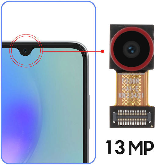 Samsung Front Camera Samsung Galaxy A05s Original 13mp Selfie Sensor Black