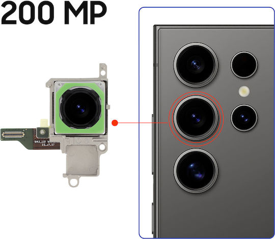 Samsung Camera Module Galaxy S24 Ultra 200MP Main Sensor Original Black