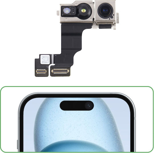 Cameră Frontală Relife Apple iPhone 15 12MP Senzor Selfie Negru