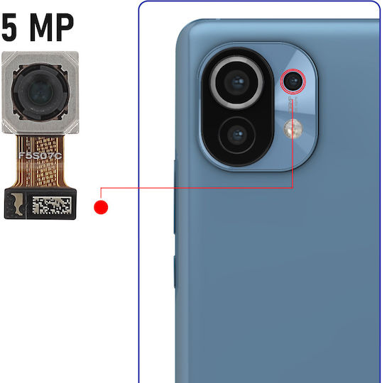Clappio Camera Modul Mi 11 5g 5mp Macro Lens Black