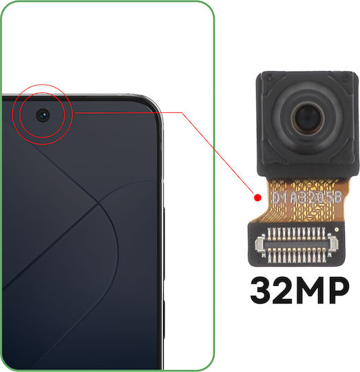 Cameră Frontală Relife Xiaomi 14 32mp Senzor Selfie Negru