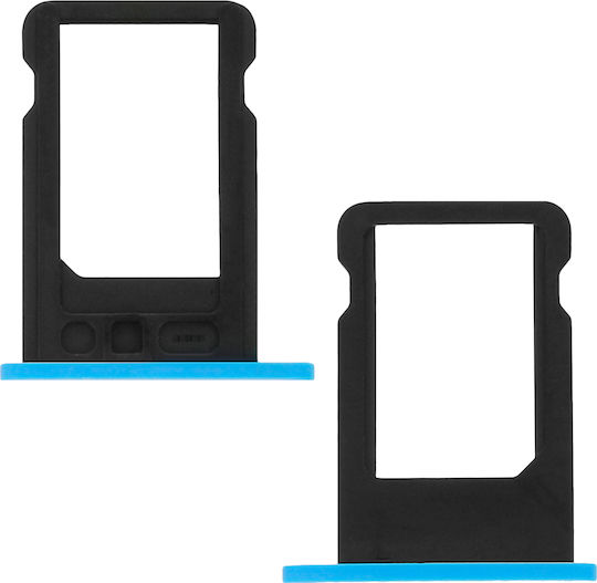 Синя тава за нано-SIM карта за Apple iPhone 5c – резервна част