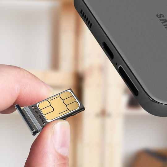 SIM-Kartenhalter Samsung Galaxy S22 Schwarz