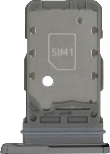 Sim-Kartenfach Samsung Galaxy S21 Ersatz Nano-SIM-Steckplatz Schwarz