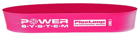 Power System Flex Λάστιχο Γυμναστικής Loop Μαλακό Ροζ