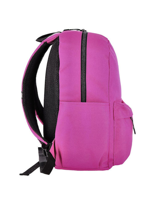 4F School Backpack for Elementary with Water Bottle Holder Fuchsia 16L