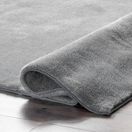 Saray Home Deluxe Сет Shaggy Спалня килими Сив PST001 GR 3бр