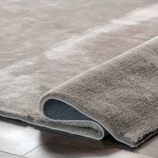 Saray Home Deluxe Αντιολισθητικό Χαλί Ορθογώνιο Γούνινο Καφέ 150x210cm
