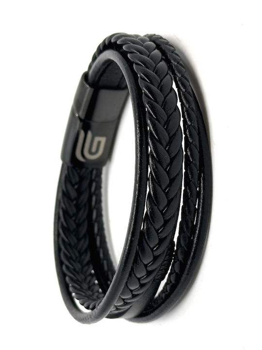 Legend Accessories Leather Bracelet 19cm