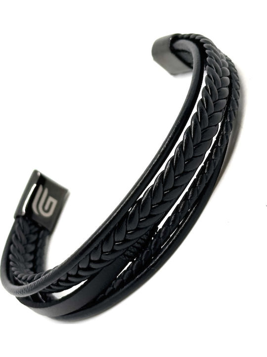Legend Accessories Leather Bracelet 19cm