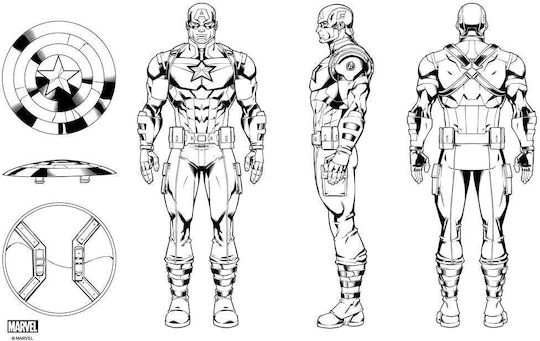 Diakakis Drawing Pad All Heroes 1pcs