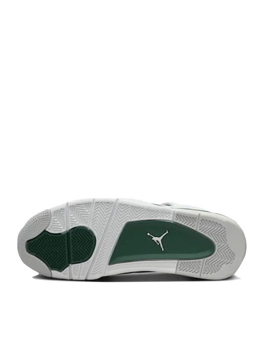 Air  4 Retro Ανδρικά Μποτάκια White / Oxidized Green / Neutral Grey