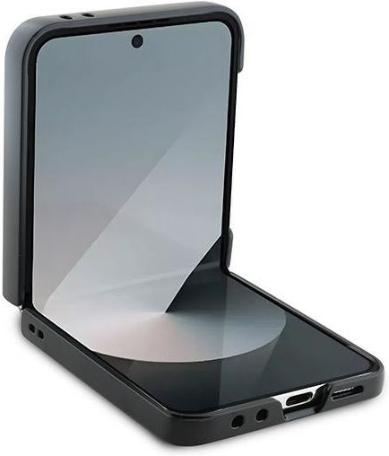 Guess Metal Logo Book Δερματίνης Ροζ (Galaxy Z Flip6 / Z Flip7 FE)