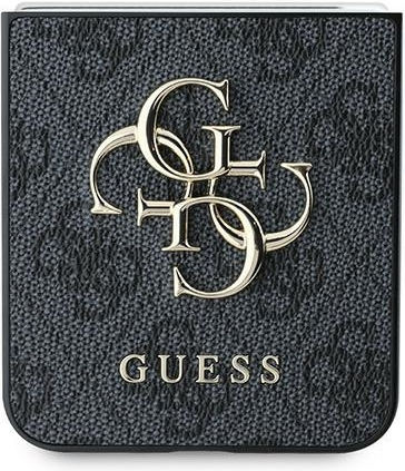Guess Synthetic Leather Back Cover Black (Galaxy Z Flip6)