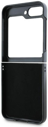 Guess Synthetic Leather Back Cover Black (Galaxy Z Flip6)