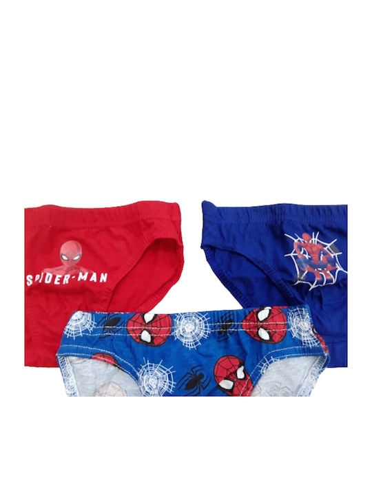 Disney Spiderman Set pentru copii cu chiloței Multicolore 3buc