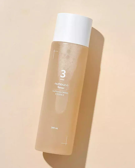 Numbuzin No.3 Super Glowing Essence Liquid Facial Toner with Rice, Niacinamide & Hyaluronic Acid 200ml