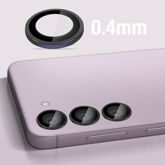 Протектор за камера Galaxy S23 S23 Plus закалено стъкло 9h 0.4mm черен контур