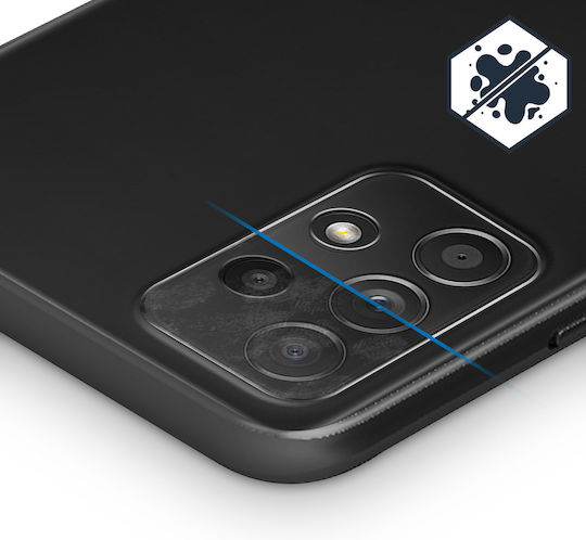 Protectoare pentru lentilele camerei Galaxy A52 A52s Sticlă temperată 9H Contur negru