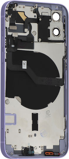 Clappio Frame + Battery Cover Iphone 12 Complete Lavender