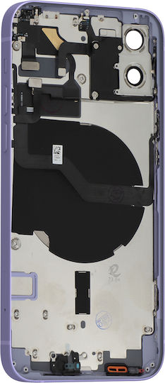 Clappio Frame + Battery Cover Iphone 12 Complete Lavender
