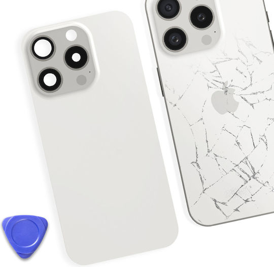 Clappio Battery Cover Apple Iphone 15 Pro Max Magsafe White
