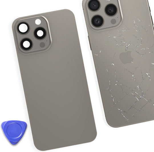 Clappio Battery Cover Apple Iphone 15 Pro Max Magsafe Grey