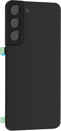 Battery Cover Samsung Galaxy S22 Camera Lens Black