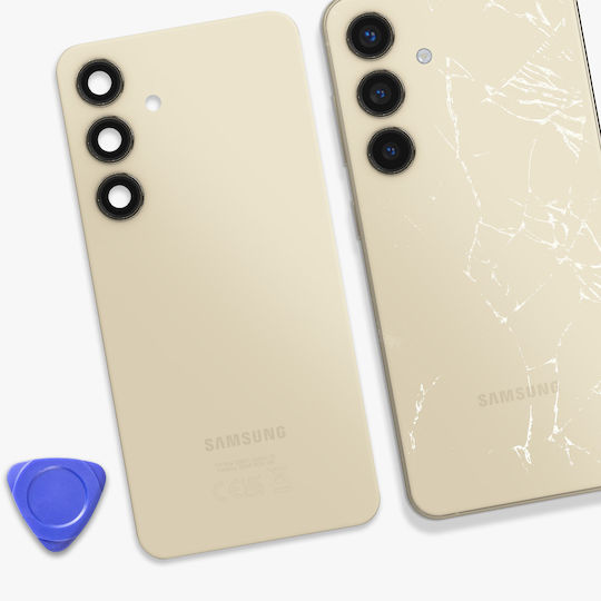 Samsung Akkudeckel Galaxy S24 Original Beige