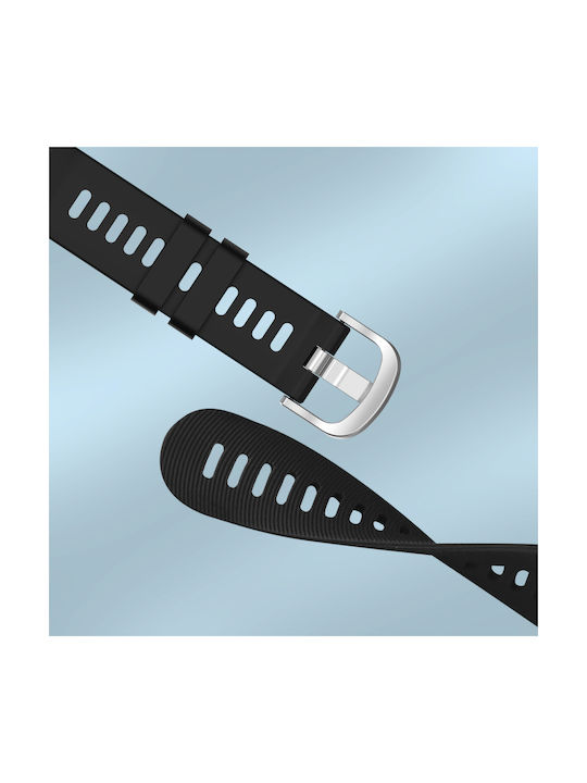 Strap Galaxy Watch Active 2 Textured Silicone Black