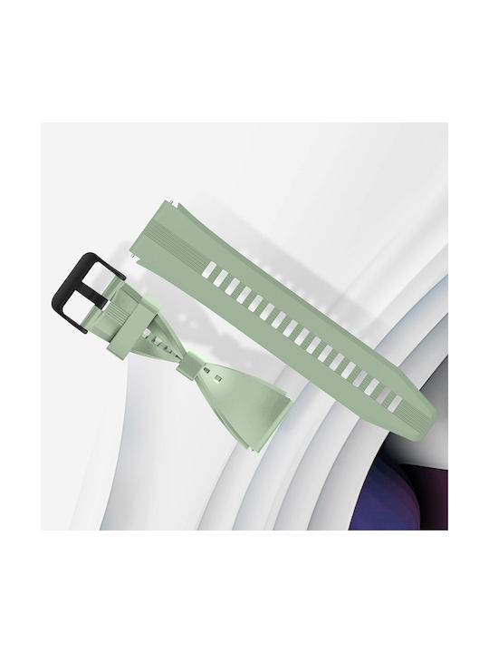 Curea Honor Watch GS3 Soft Touch Silicon Verde Deschis