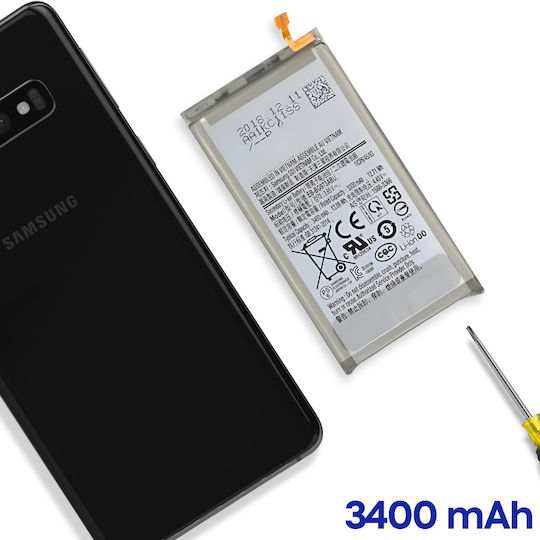 Clappio Battery Galaxy S10 3400 Mah Capacity White