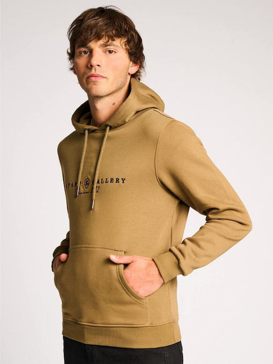 Staff Men's Sweatshirt with Hood Brown