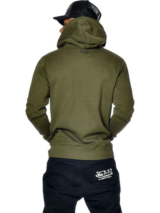 Sweatshirt with Hood Khaki